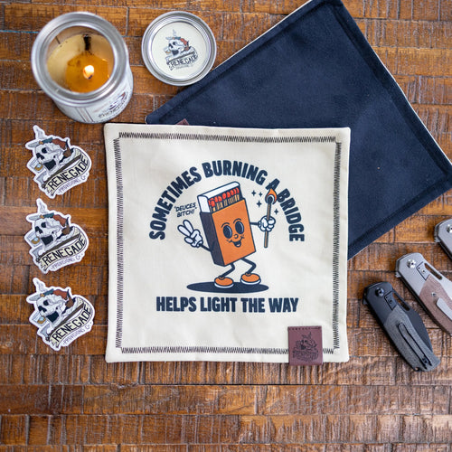 Burn Those Bridges EDC Handkerchief - Renegade Provisions Co.