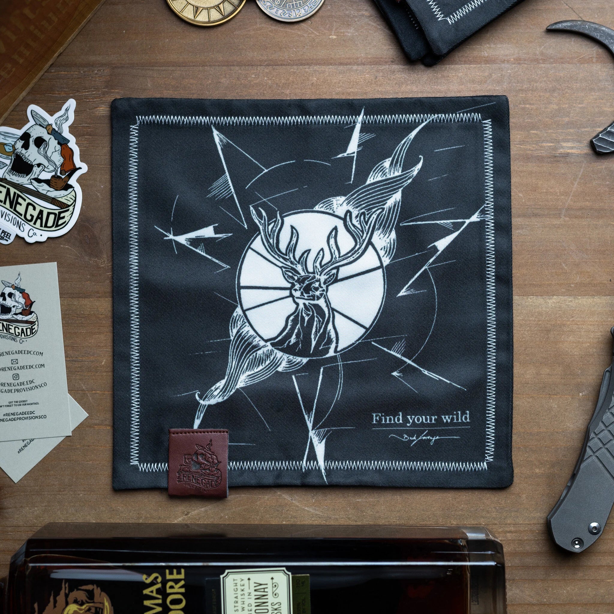Find your Wild V1 EDC Handkerchief - Renegade Provisions Co.
