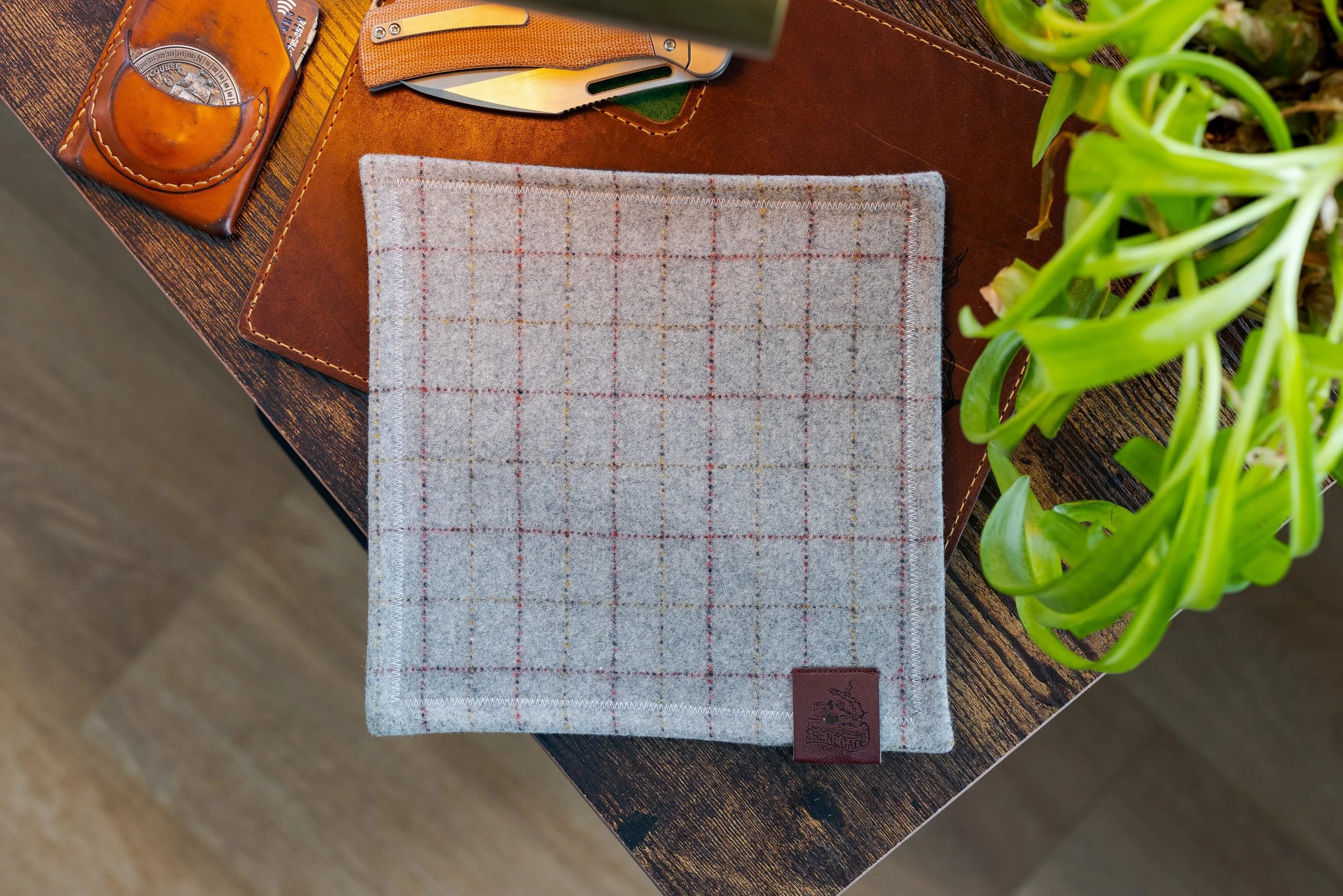 Gray Hunting Jacket, Wool Hank