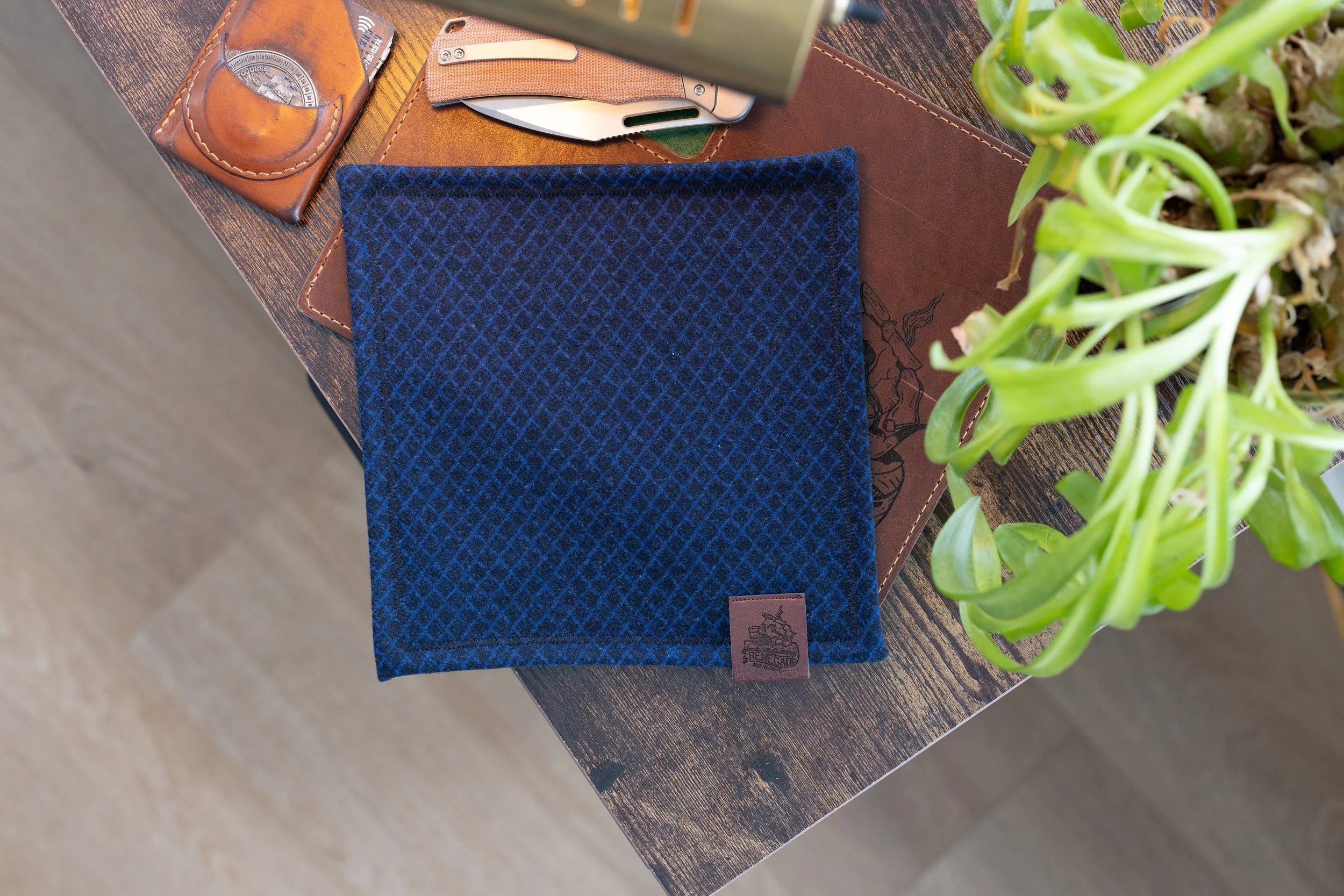 Poseidon Wool Hank EDC Handkerchief - Renegade Provisions Co.