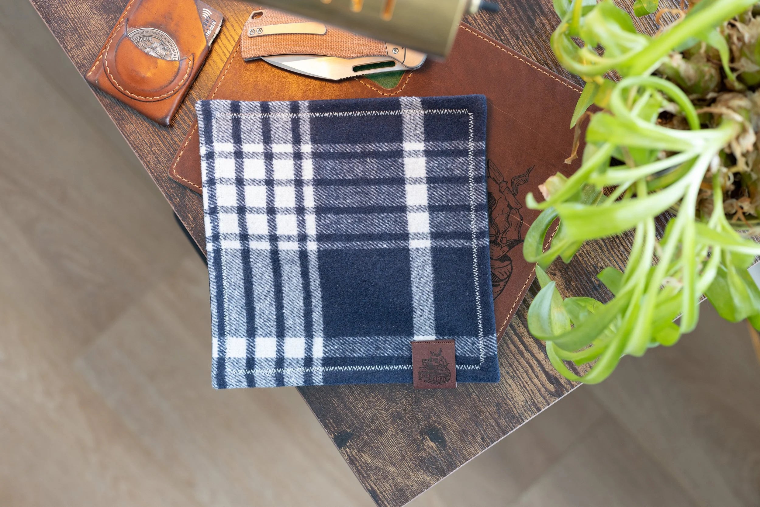 Cool Day Fishing, Wool Hank EDC Handkerchief - Renegade Provisions Co.