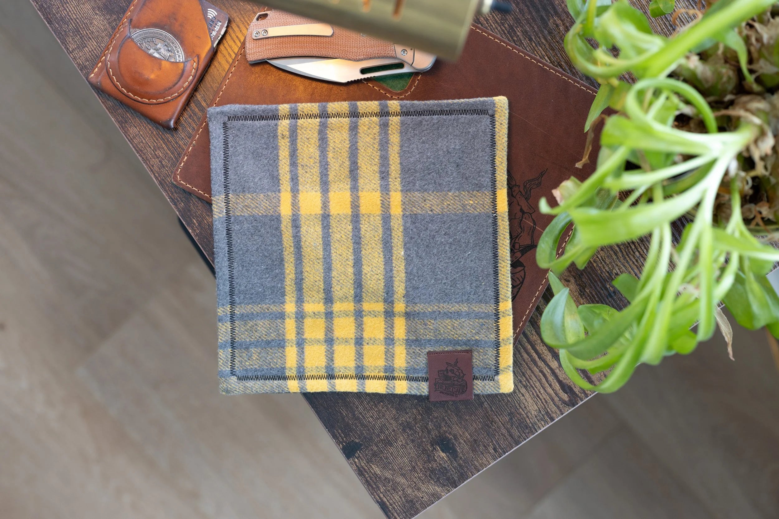 Hufflepuff, Wool Hank EDC Handkerchief - Renegade Provisions Co.