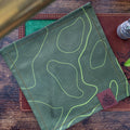 Topo Light Green EDC Handkerchief - Renegade Provisions Co.