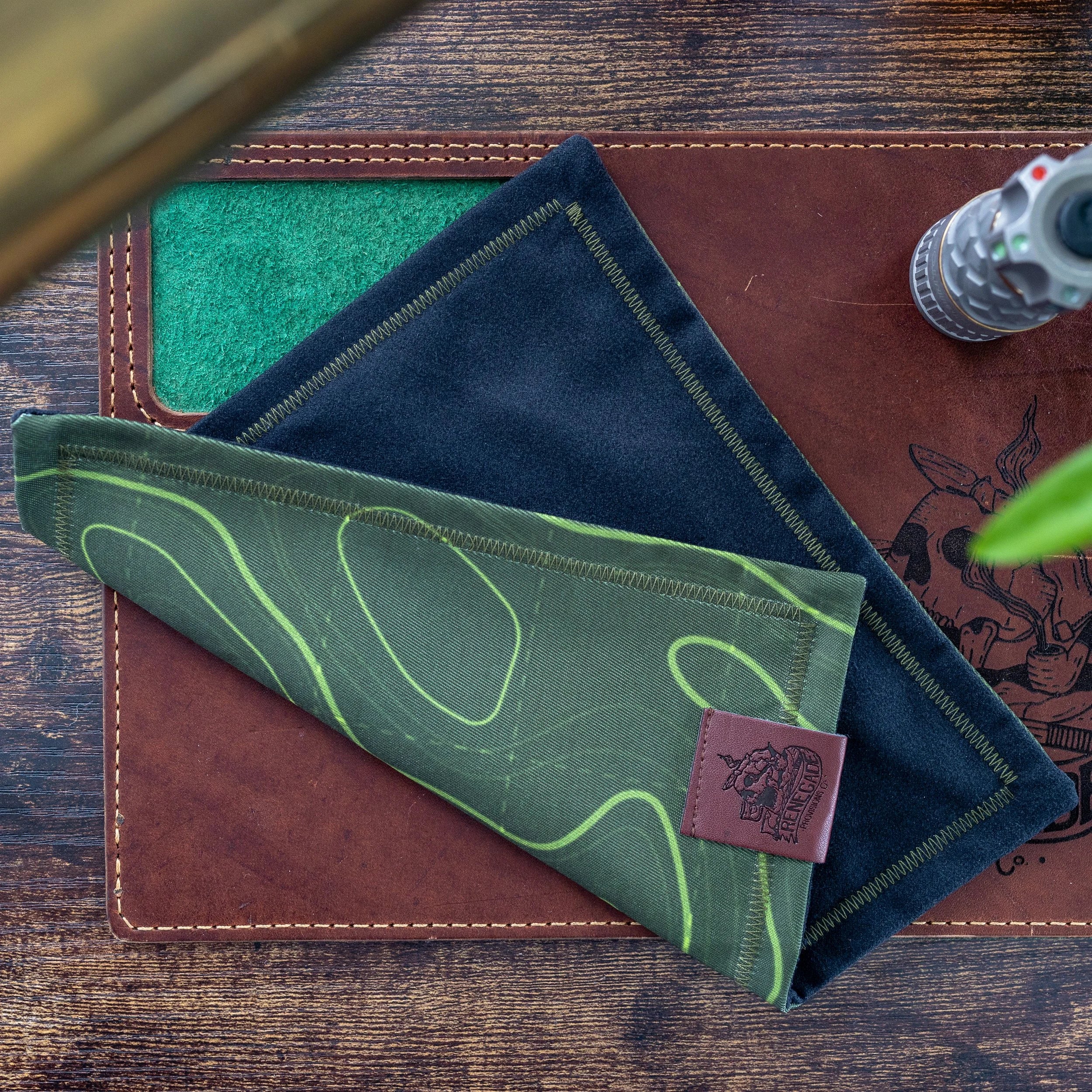 Topo Light Green EDC Handkerchief - Renegade Provisions Co.