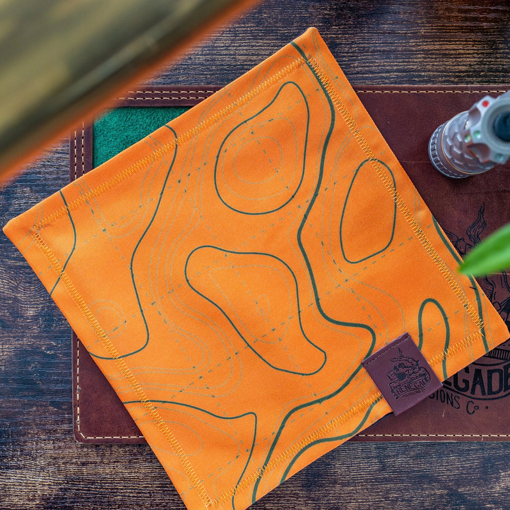 Topo Orange EDC Handkerchief - Renegade Provisions Co.